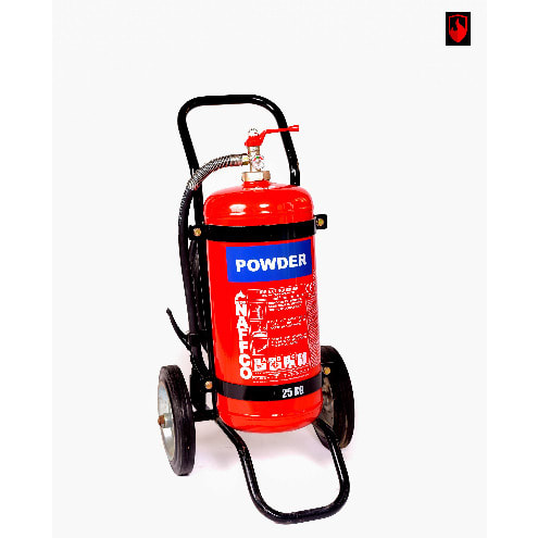 25kg Dry Chemical Powder Mobile Extinguisher