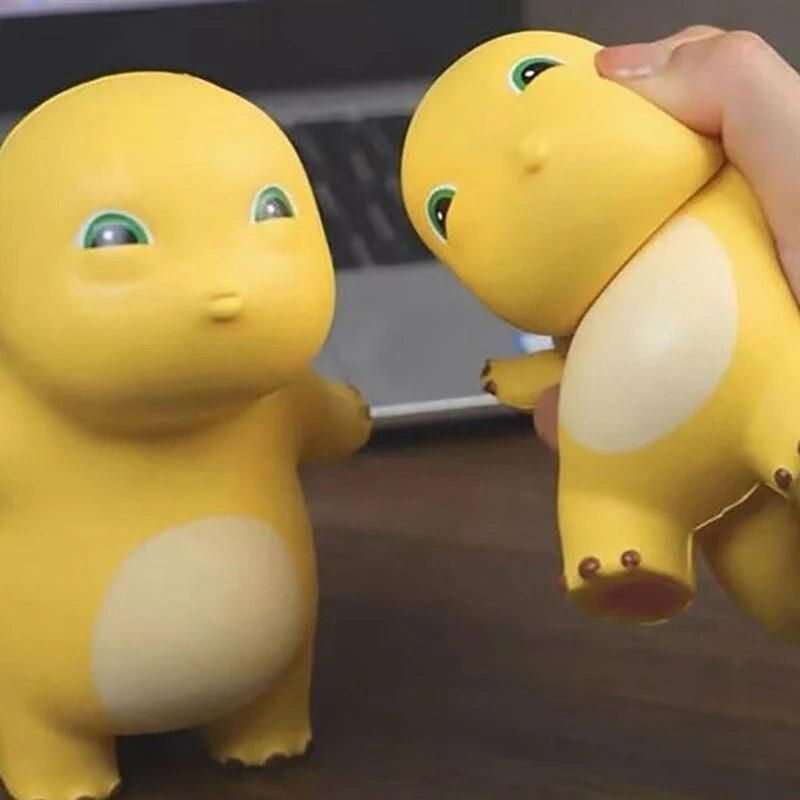 1Pc Little Milk Dragon KilKenny Pinch Slow Rebound Decompression Artifact Reduce Decompression Kid Gift Decoration Decompression