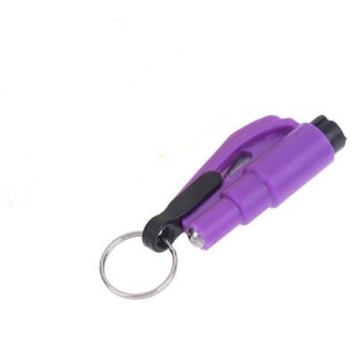 Emergency Multi-function Keychain Car Escape Tool - Purple