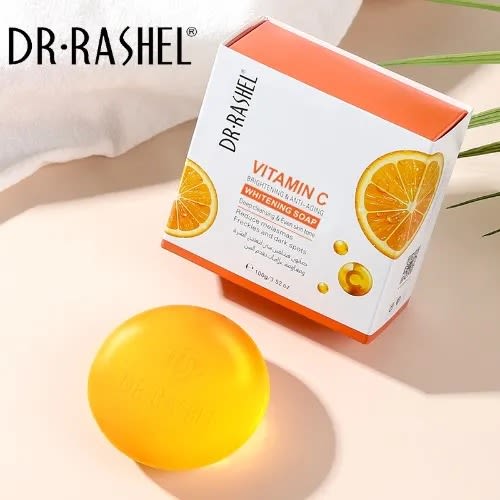 Dr- Rashel Vitamin C Lightning  Anti Wrinkle Soap -100g  Free Gift