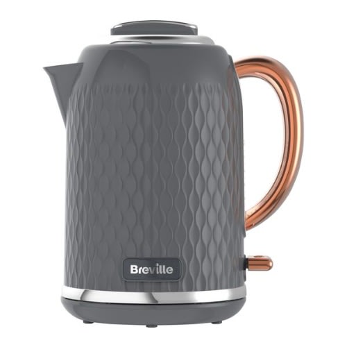Curve 1.7l Jug Kettle - 3000w - Grey & Rose Gold