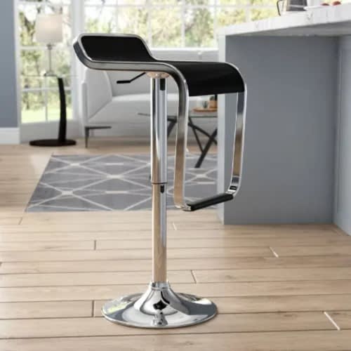 Adjustable Bar Stool - Black