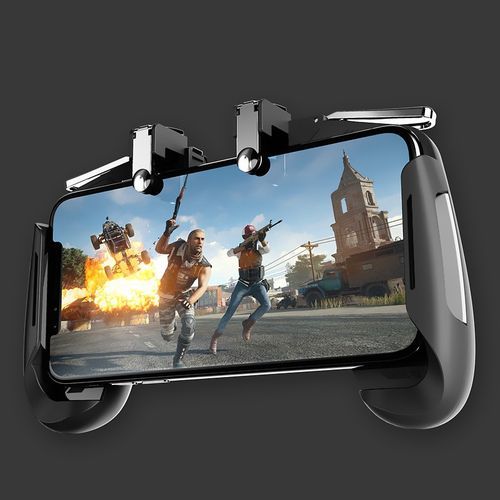 Mobile Phone Game Controller For PUBG Trigger Joystick BLACK