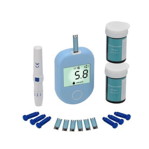 Blood Glucose Glucometer Blood Sugar Monitor Diabetes Tester + 50 Test Strips Lancets Needles