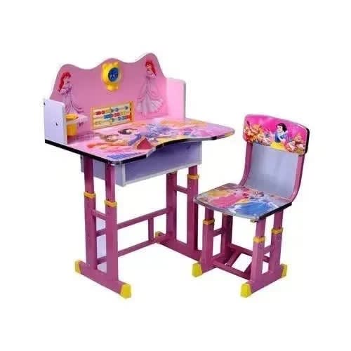 Disney Character Study Table And Chair- Pink