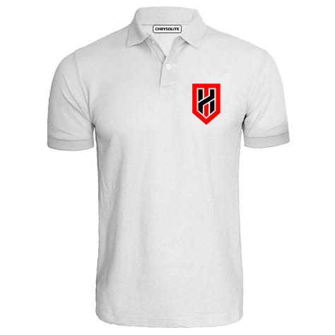 Happiness Polo T-shirt - White