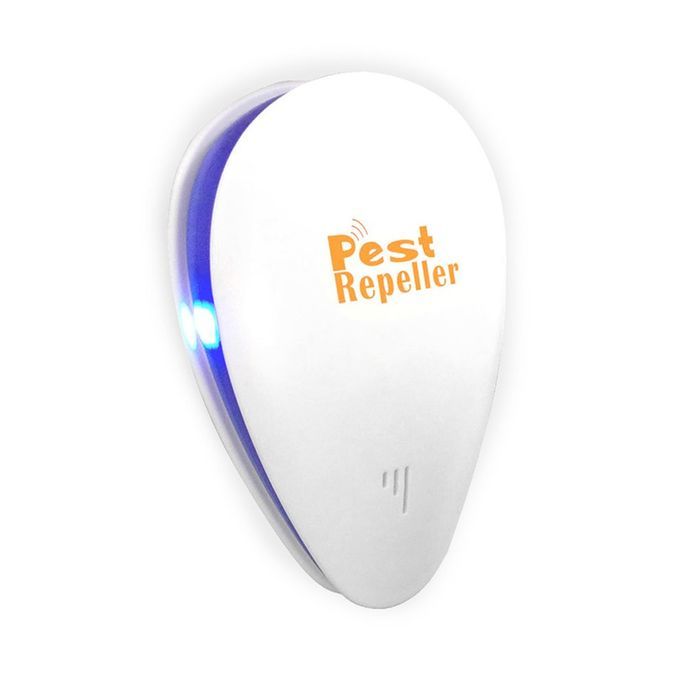 Ultrasoni  Pest Repeller Mosquito Rats  Ders Flea  Ontrol Inse T Trap Devi E-white-EU Plug