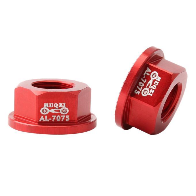 2pcs Kids Balance Bicycle Wheel Hub Nut M8 Front Rear Hubs Wheels Red