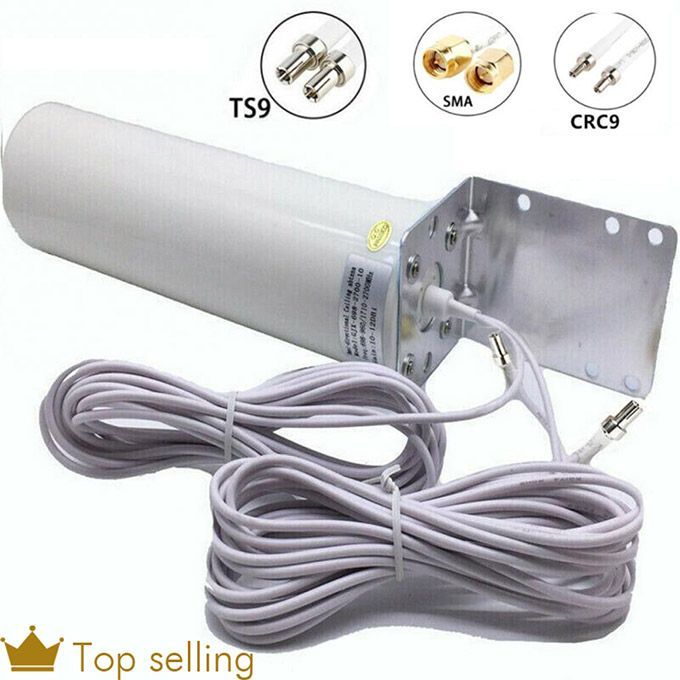 4G LTE External Antenna 3G 4G Antena SMA-M Outdoor Antenna With Dual 5M Meter