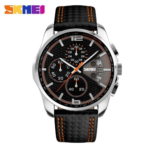 Skmei Leather Wrist Watch