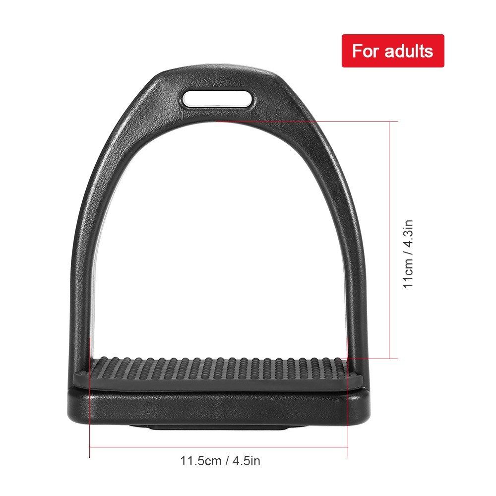 2 PCS Horse Riding Stirrups Plastic Horse Saddle Anti-skid