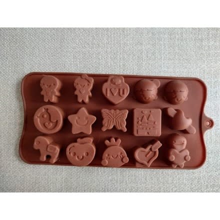 Silicone Chocolate Mold For Cookies In The Shape Of Love Models