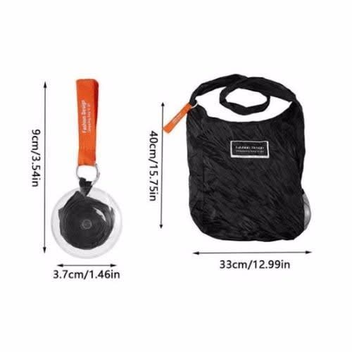 Retractable And Reusable Roll Up Shopping Bag - B