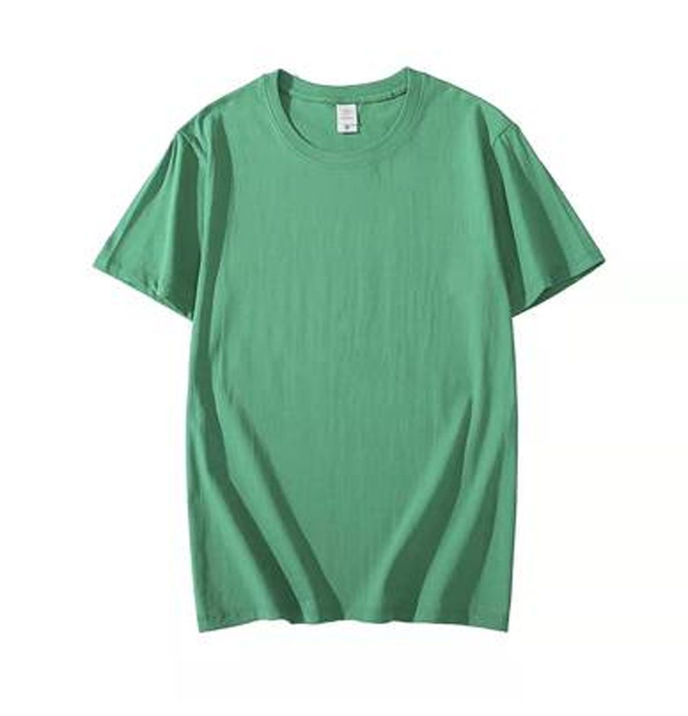 Round Neck Pure White T-shirt For Men And Women Short Sleeve Couple Pure Cotton Half Sleeve Folding Wear With Bottom T-shirt Inside