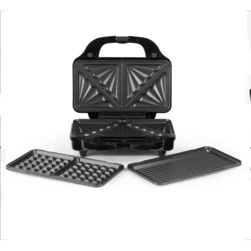 3- In 1 Sandwich Toaster With Non Stick Grill - 1000W