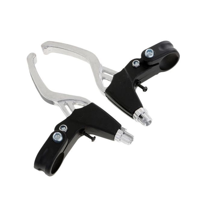 Aluminum Road BMX MTB Mountain Bike Bicycle Brake Lever Levers Silver
