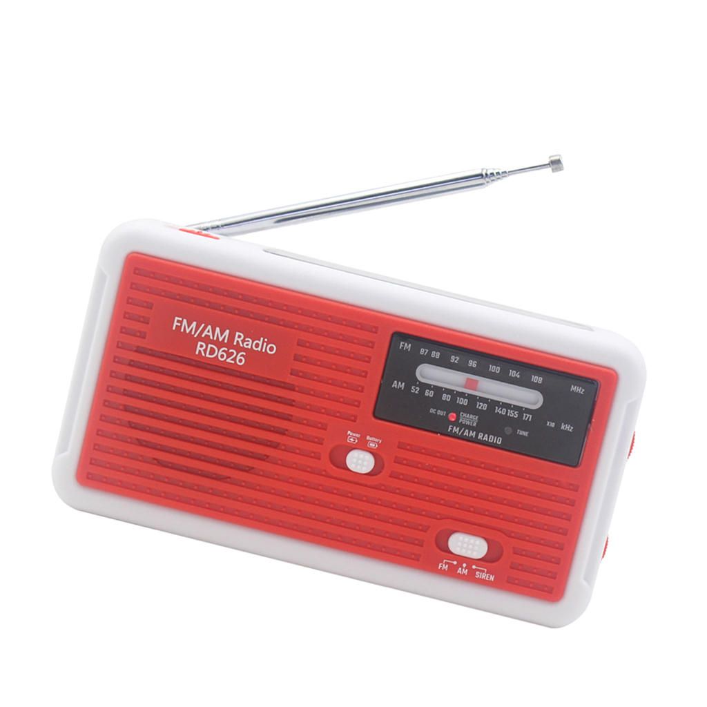 AM/FM/ Radios Solar Hand Crank Powered & LED Light Phone Charger