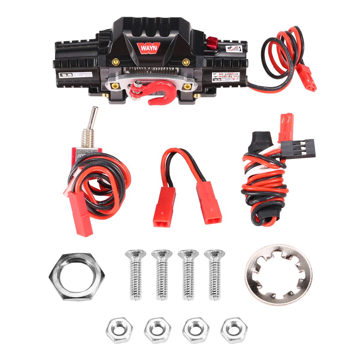 RC Car Dual Motors Metal Winch RC Car Metal Winch Large Load