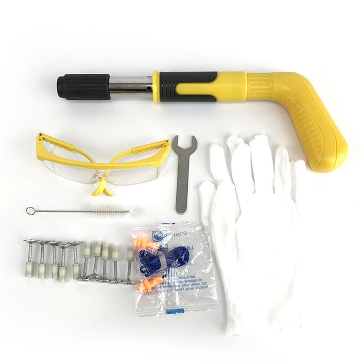 Hand Tool Set Steel Nails Guns Rivet Tool Concrete Wall Anchor Wire Slotting Device Decoration Rivet Gun Wall Fastening Tool