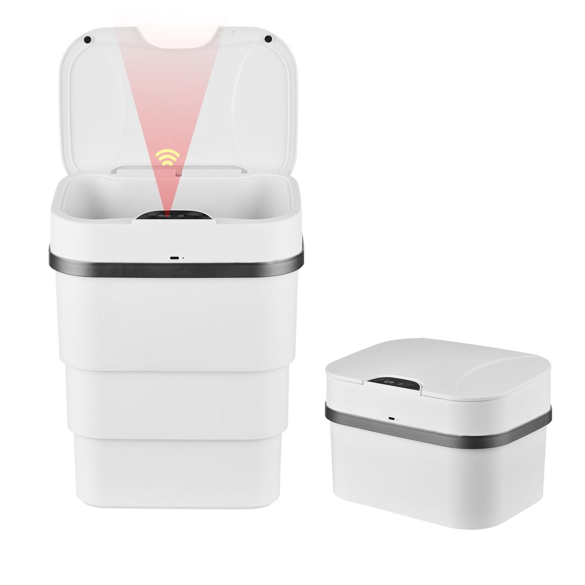 Automatic Touchless Infrared Motion Sensor Trash Can 3-layer