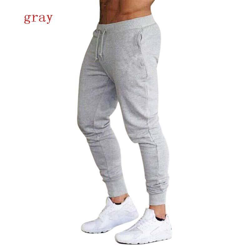 Men's sports tracksuit pants Brand trousers TRUNNING Cotton Tracking Pants for Bodybuilding
