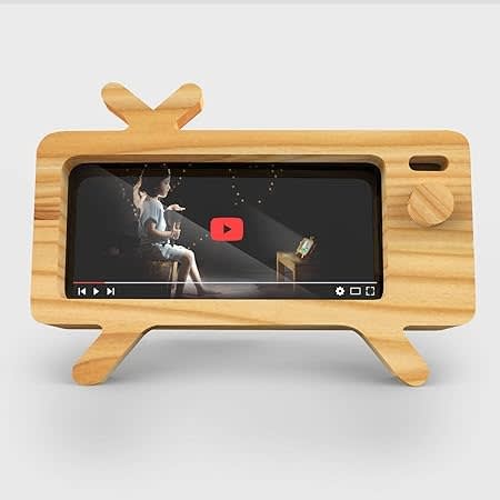 Retro Mini Tv Mobile Holder