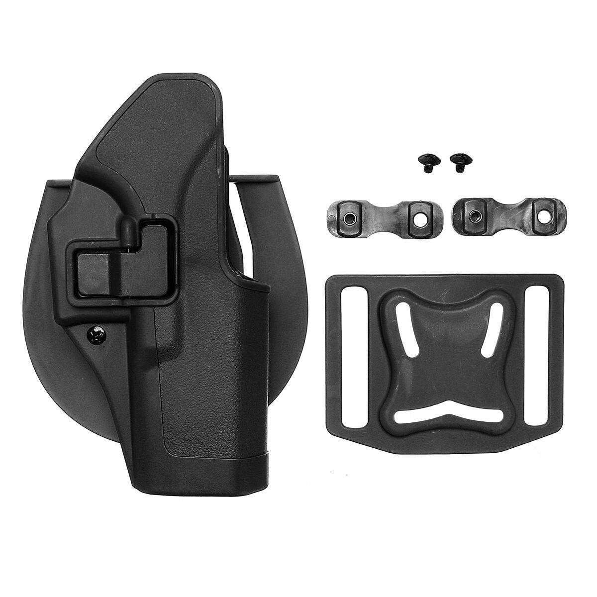 Right Hand Tacticle + Platform Holder For GLOCK 17/18/19/23/32/36 Tan / Black Black (black)