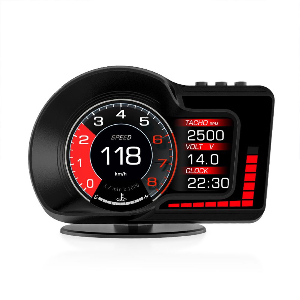 Car HUD Headup Display Digital GPS Speedometer Dual System