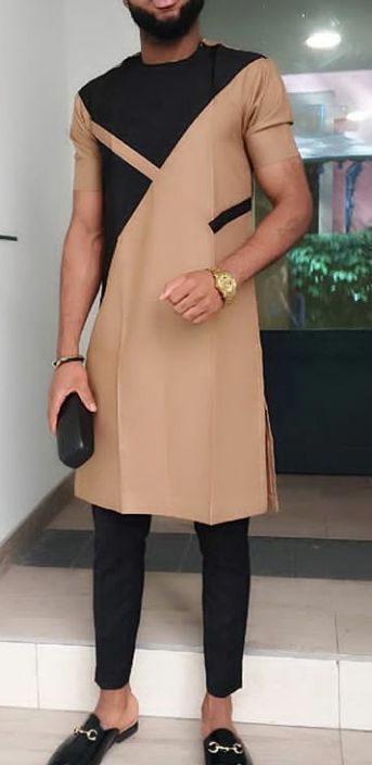 Men Native Dress - Brown