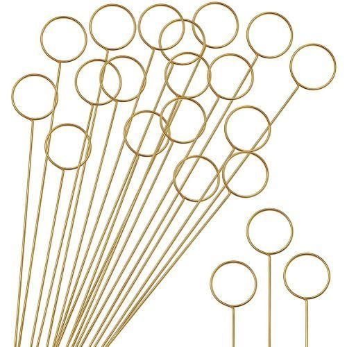 30PCS Metal Wire Floral Place Card Holder,Photo