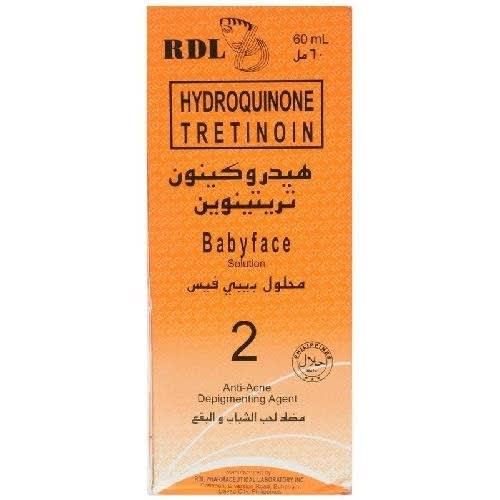 Hydroquinone Tretinoin Babyface Solution 2