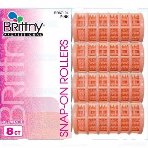 Snap-on Hair Rollers - X-large - 8pcs