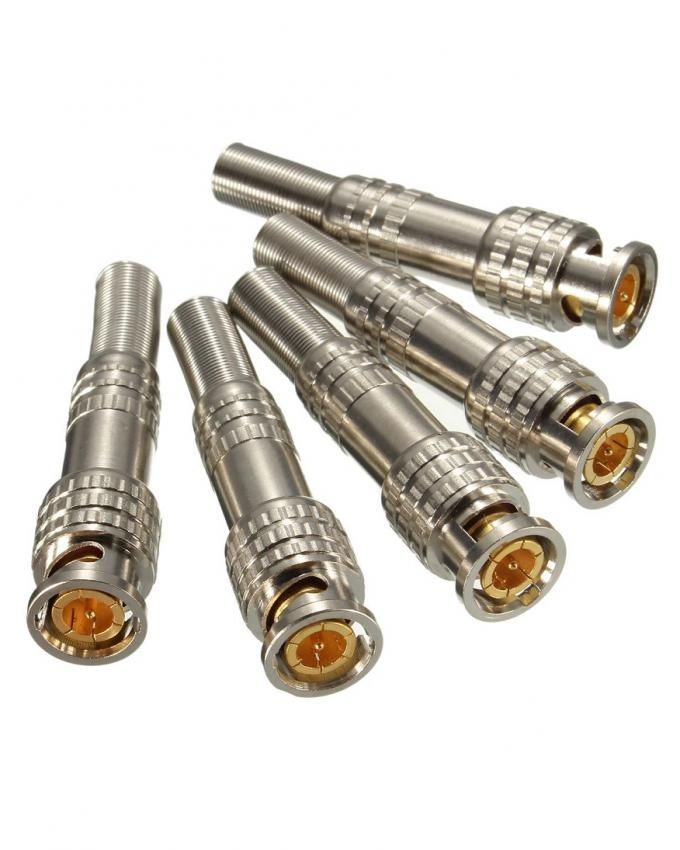 CCTV BNC Connectors For Surveillance Cameras - 20 Pcs