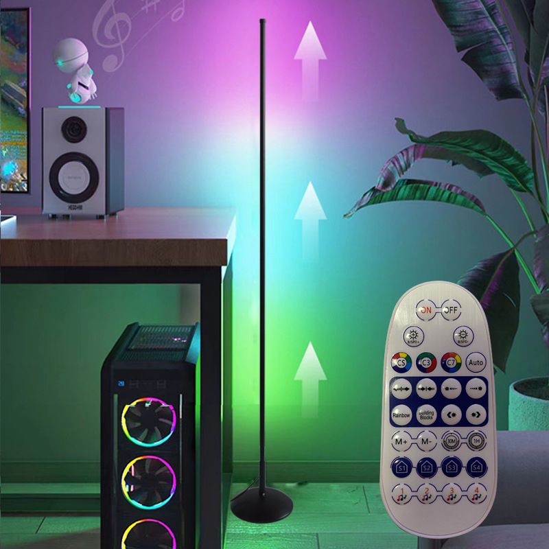 180cm Tall RGB Changing Color LED Floor Lamp,Remote Control