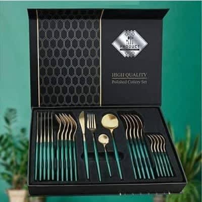 Cutlery Set With Box- 24 Pcs