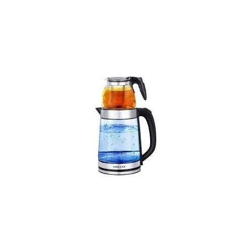 Sokany 2 In 1 Sokany Electric Glass Jug - 1500w - 1.7l