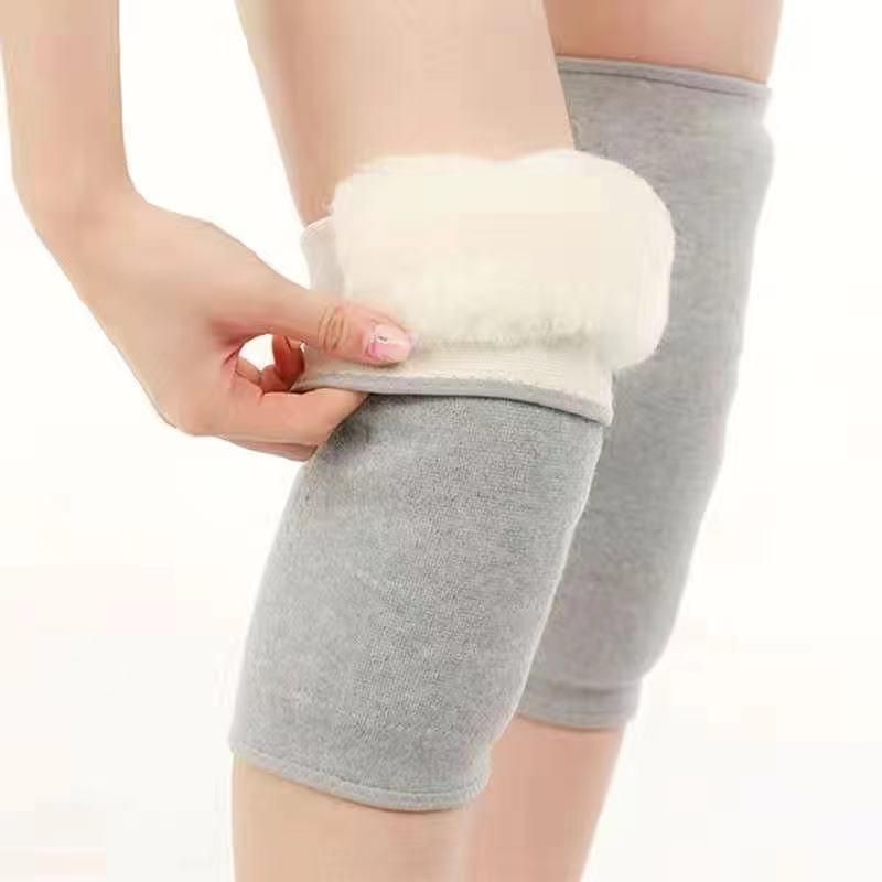 Autumn And Winter Warm Fleece-lined Knee Pad For Men And Women Old Cold Leg Arthritis Air Conditioning Knee Pads