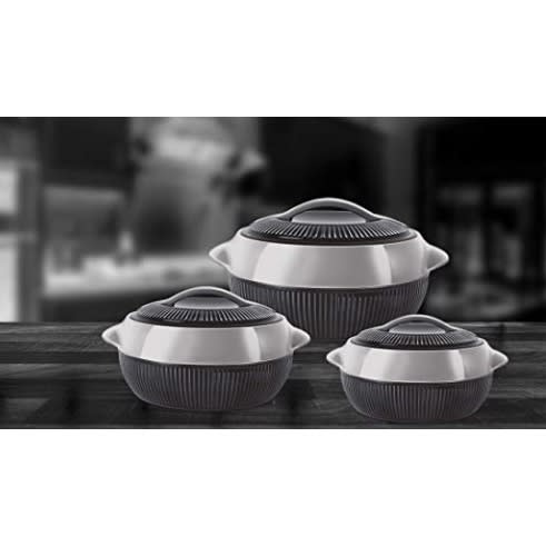 Fiesta Insulated Casserole Set 3pcs - 1-1.5-2.5l - black/silver