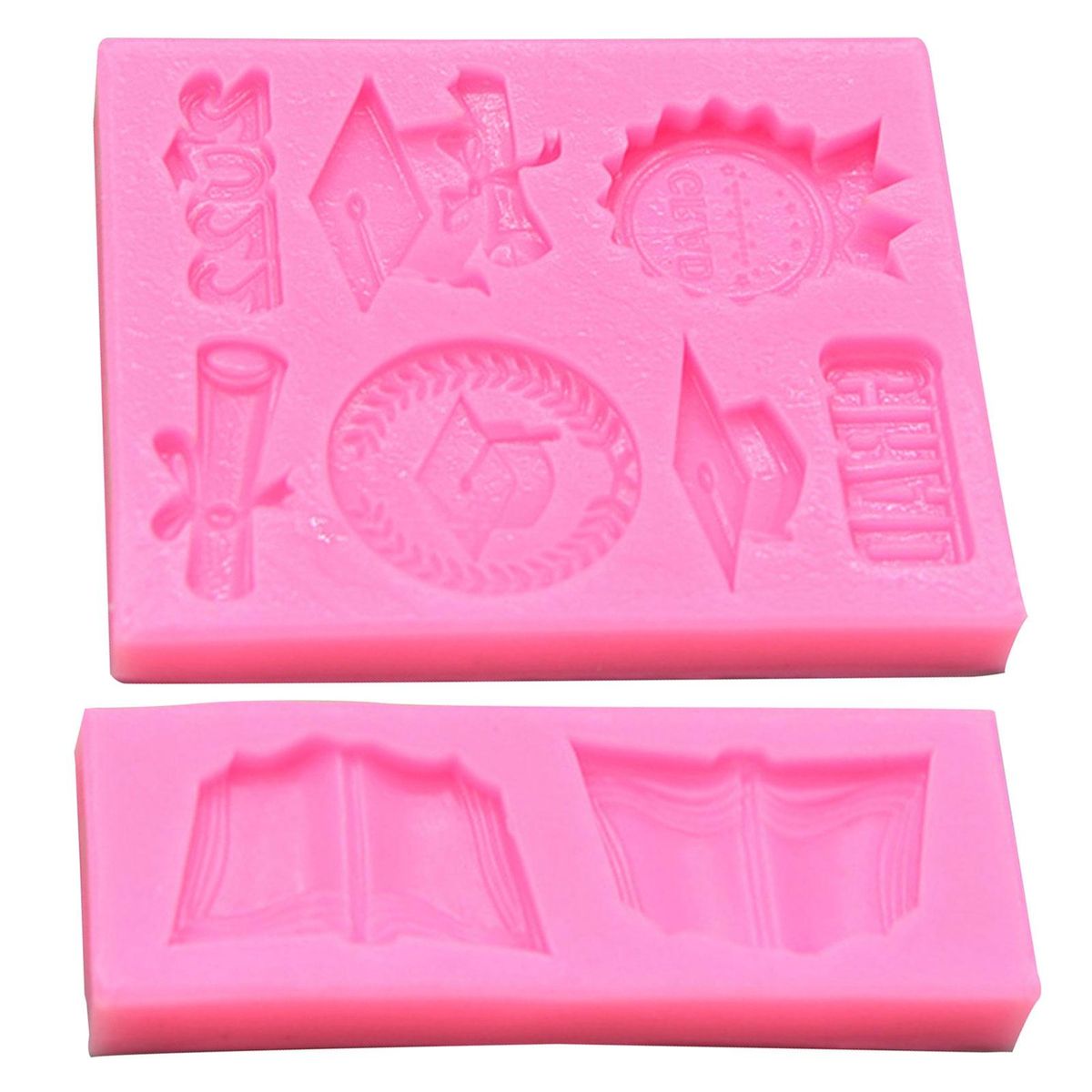1 Set Dessert Mold Cake Silicone Mold DIY Food Baking Tool Pink
