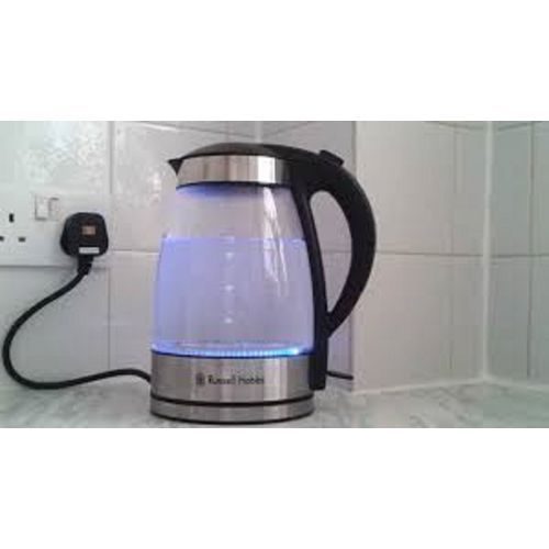1.7 L - Electric Illuminating Glass/Stainless Steel  Jug/Kettle