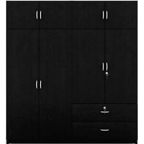 Apex Venture Wardrobe - Black - 60cmx250cmx180cm