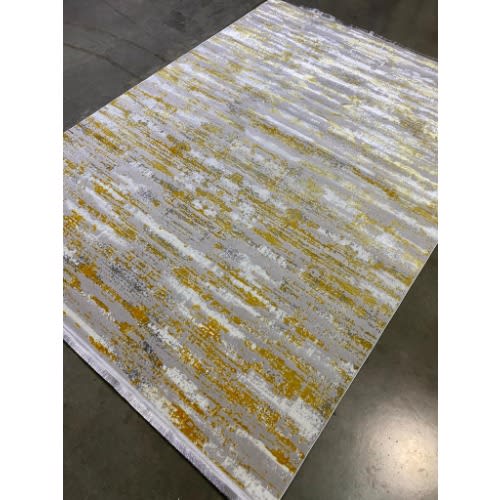 Turkish Retro Shades Center Rug - 7X10ft