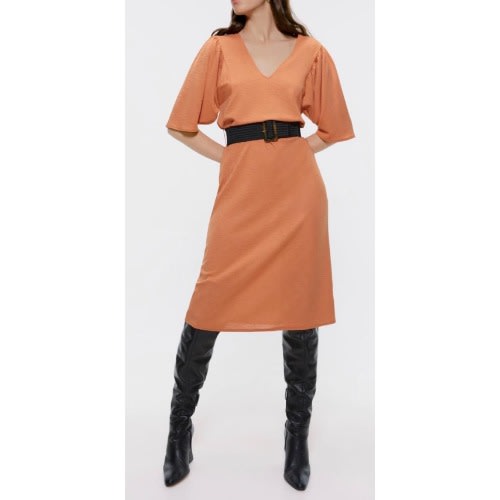 Belted Midi Dress