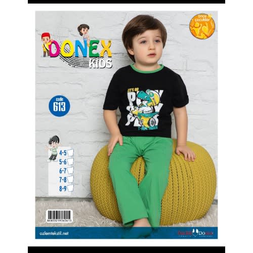 Boy's  Pyjamas Set -  Green