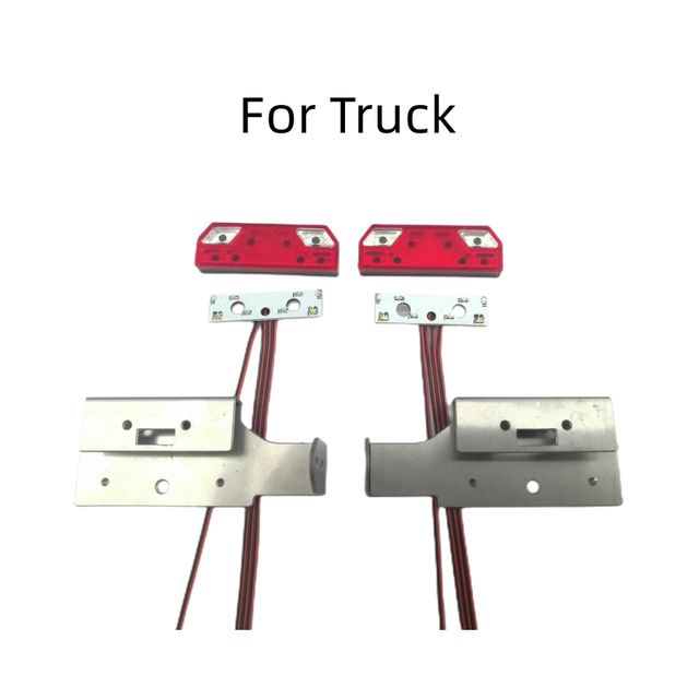 Metal LED Tail Light  Stern Lamp For 1/14 Tamiya Truck Car ACTROS 3363 1851