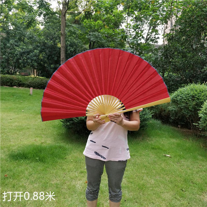 Super Sensu Fan Fan Rice 0.9m*0.5m Decoration Wall Hang Decoration Fan Fan Folding Fan Fan Technology Hanging Cos Prop