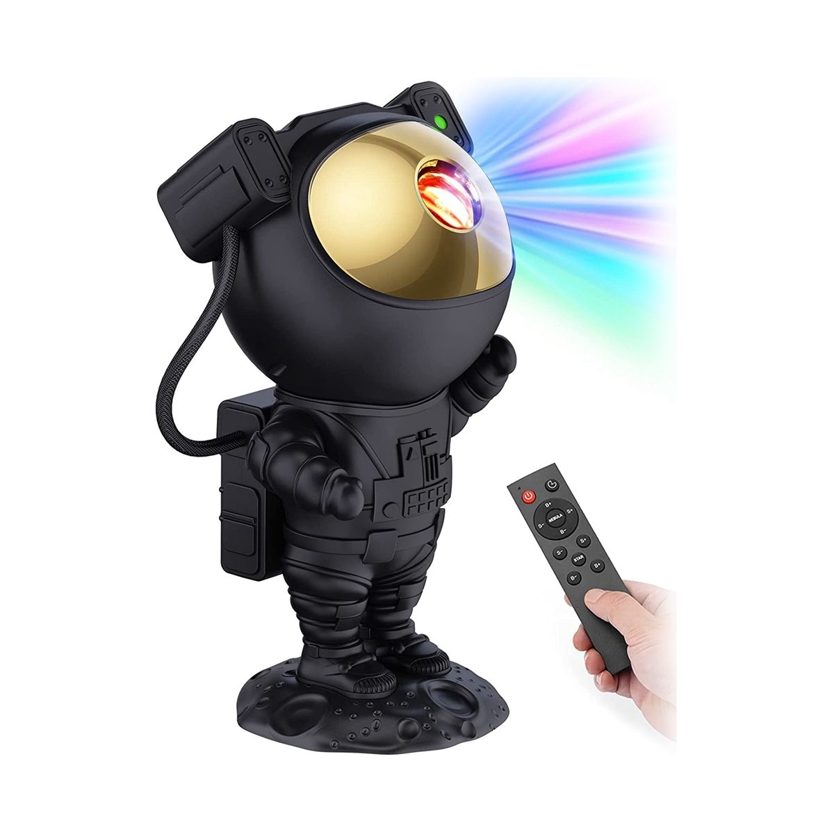 Star Projector Galaxy Night Light - Astronaut Space Projector Starry Ceiling Lamp with Timer Remote Kids