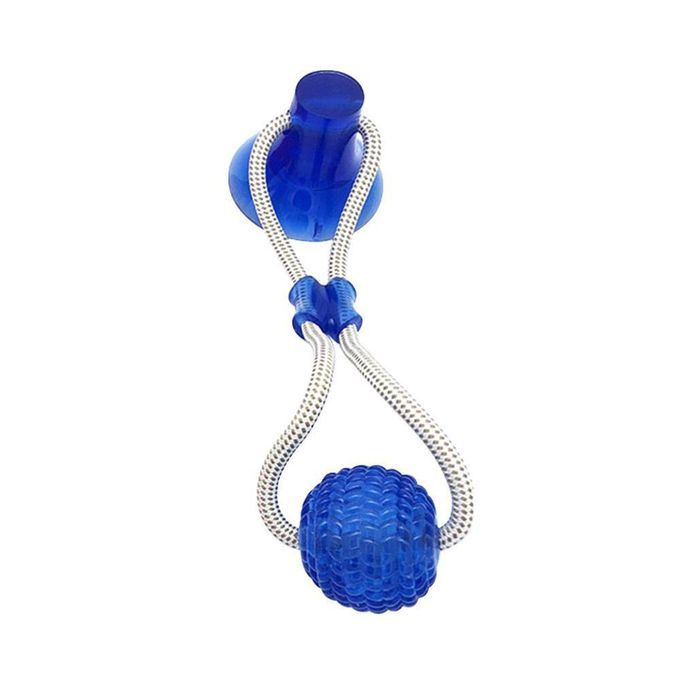 Toy Pet Bite Sucker Toy Dog Biting Toy Multifunction Pet Molar Bite Toy Blue