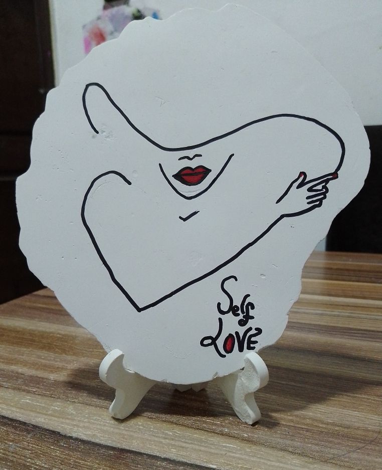 SELF-LOVE Frame And Stand Home Decor