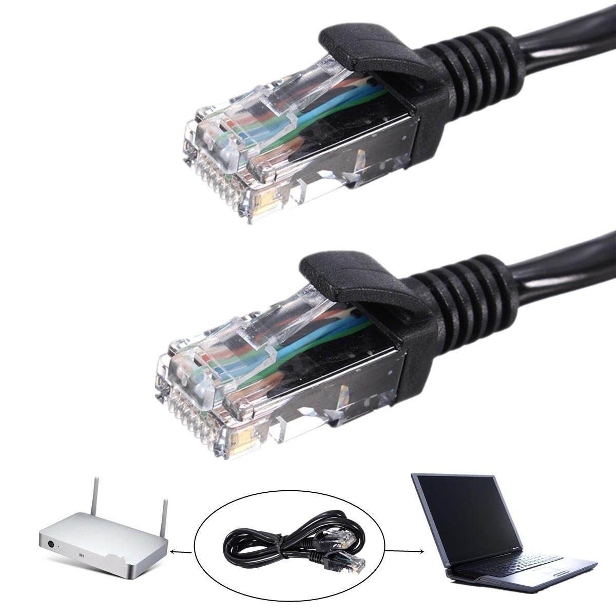 1M 3ft CAT5/5e RJ45 LAN Network Cable UTP Patch Lead For Ethernet Moderm
